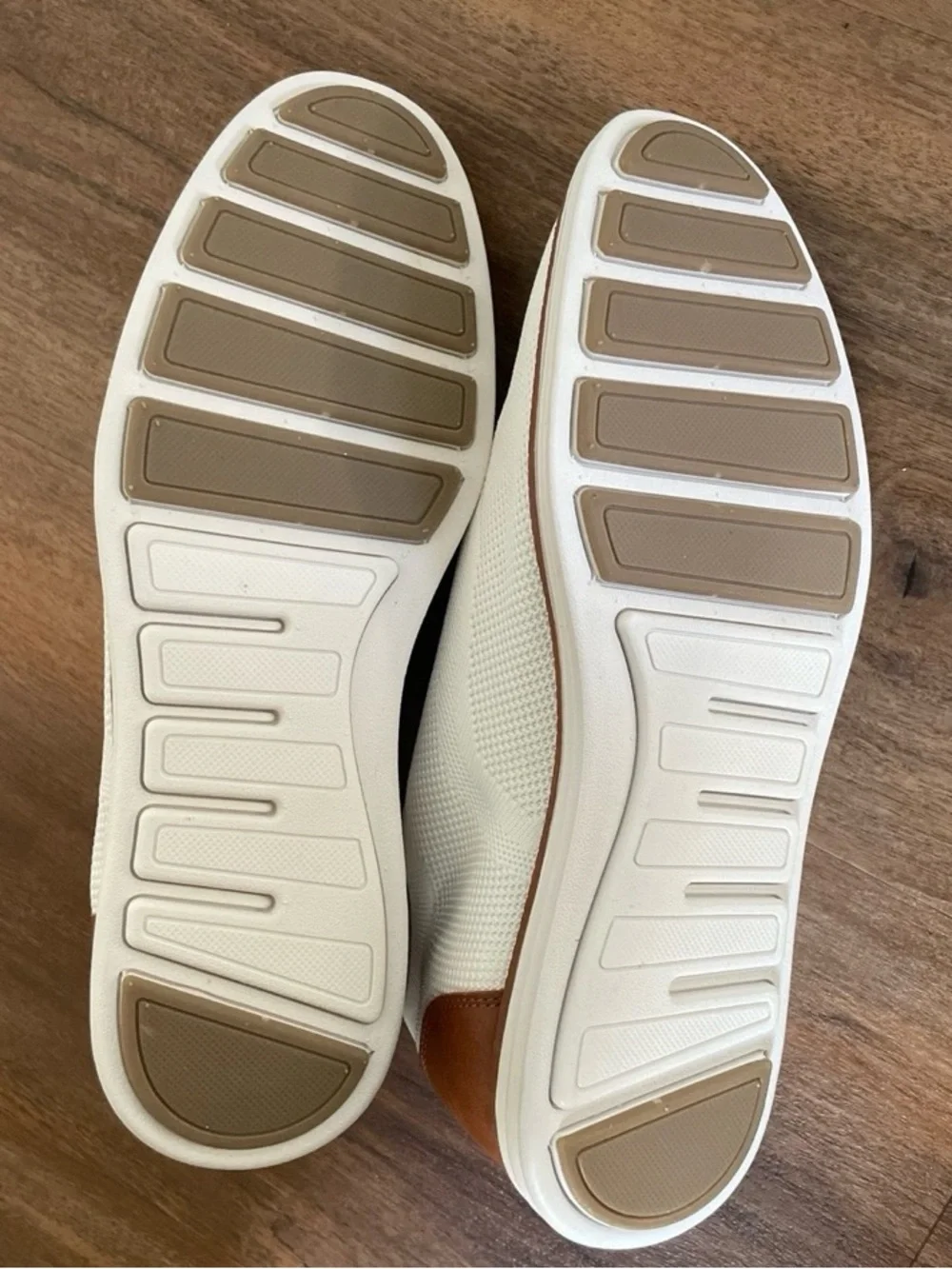Men’s White Knit Oxford Sneakers | Lightweight Casual Lace-Up Shoes